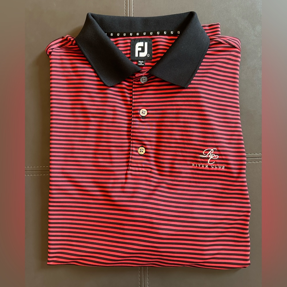 FootJoy FJ River Club Polo Shirt Mens Large